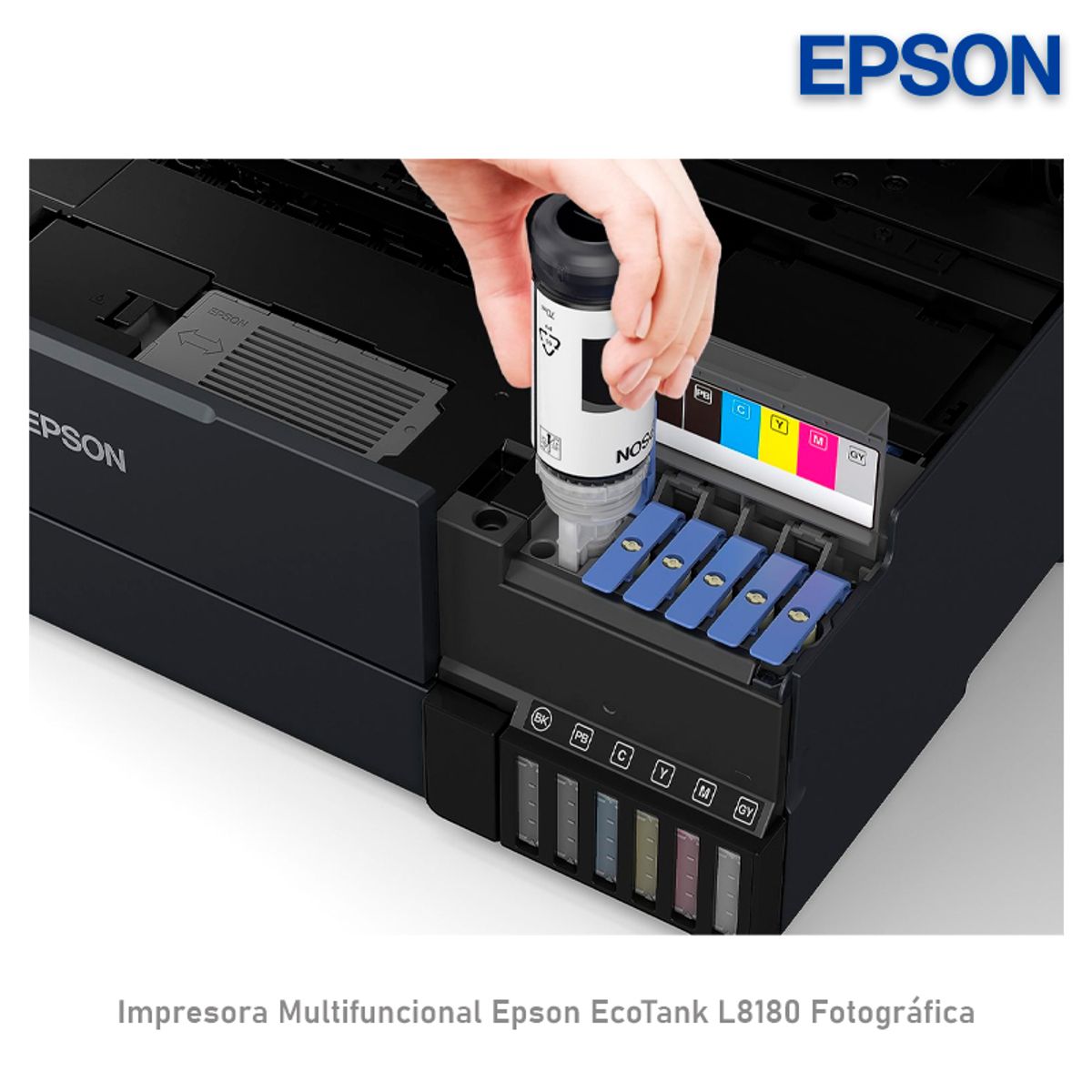EPSON - Impresora Fotografica Multifuncional Epson L8180 A3 Wifi