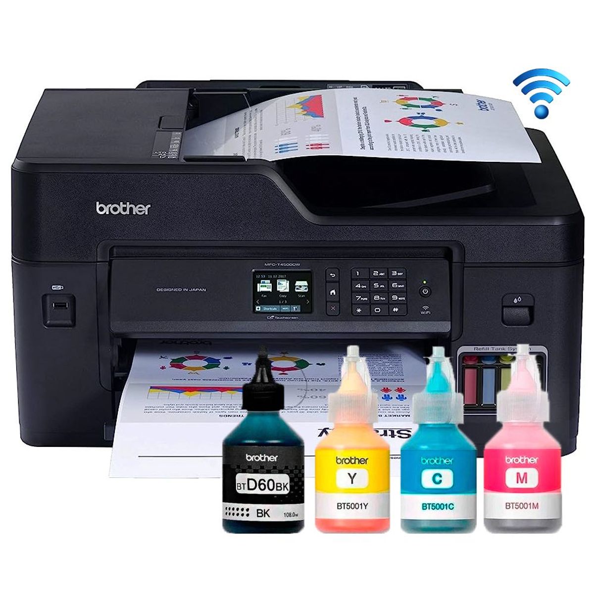 BROTHER - IMPRESORA MF BROTHER MFC-T4500DW A3 DUPLEX