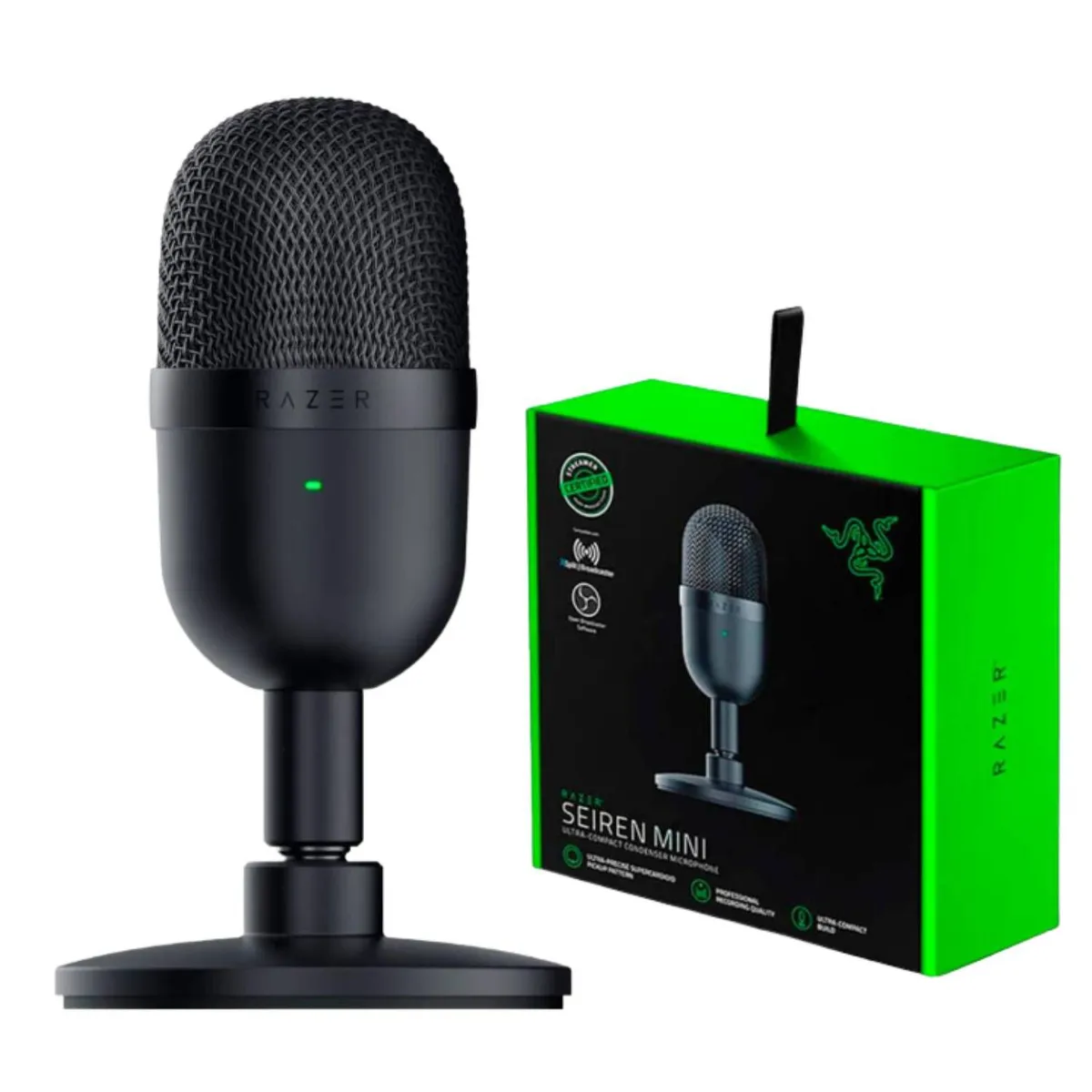 RAZER - MICROFONO RAZER SEIREN MINI USB STREAMING SUPERCARDIOIDE BLACK