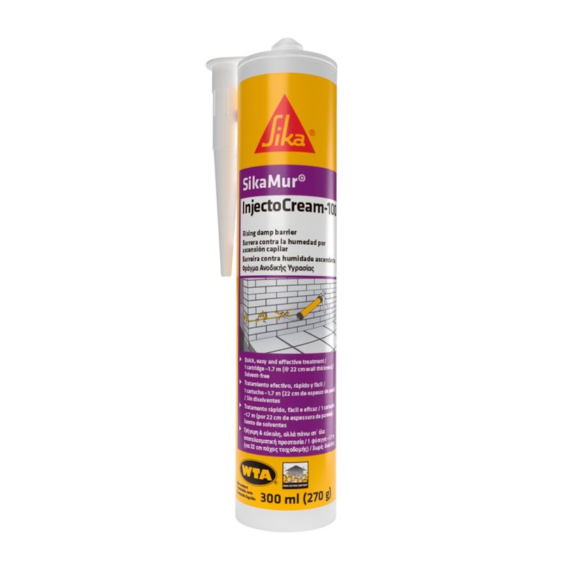 SIKA - Sellador superficial Sikamur Injectocream-100 blanco x 300ml
