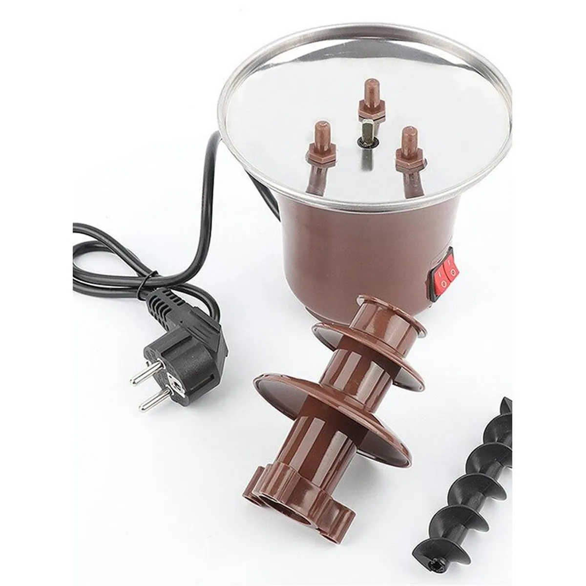 GENERICO - Mini Fuente de Chocolate - 3 Pisos para Fondue