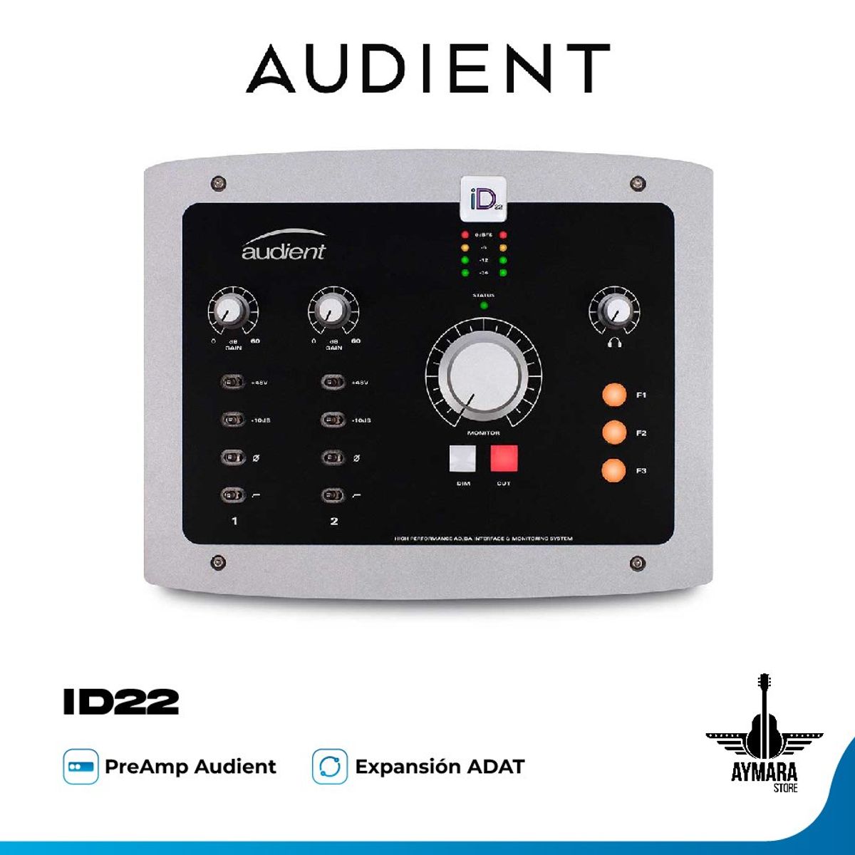 AUDIENT - AUDIENT ID22 INTERFAZ USB EXPANDIBLE