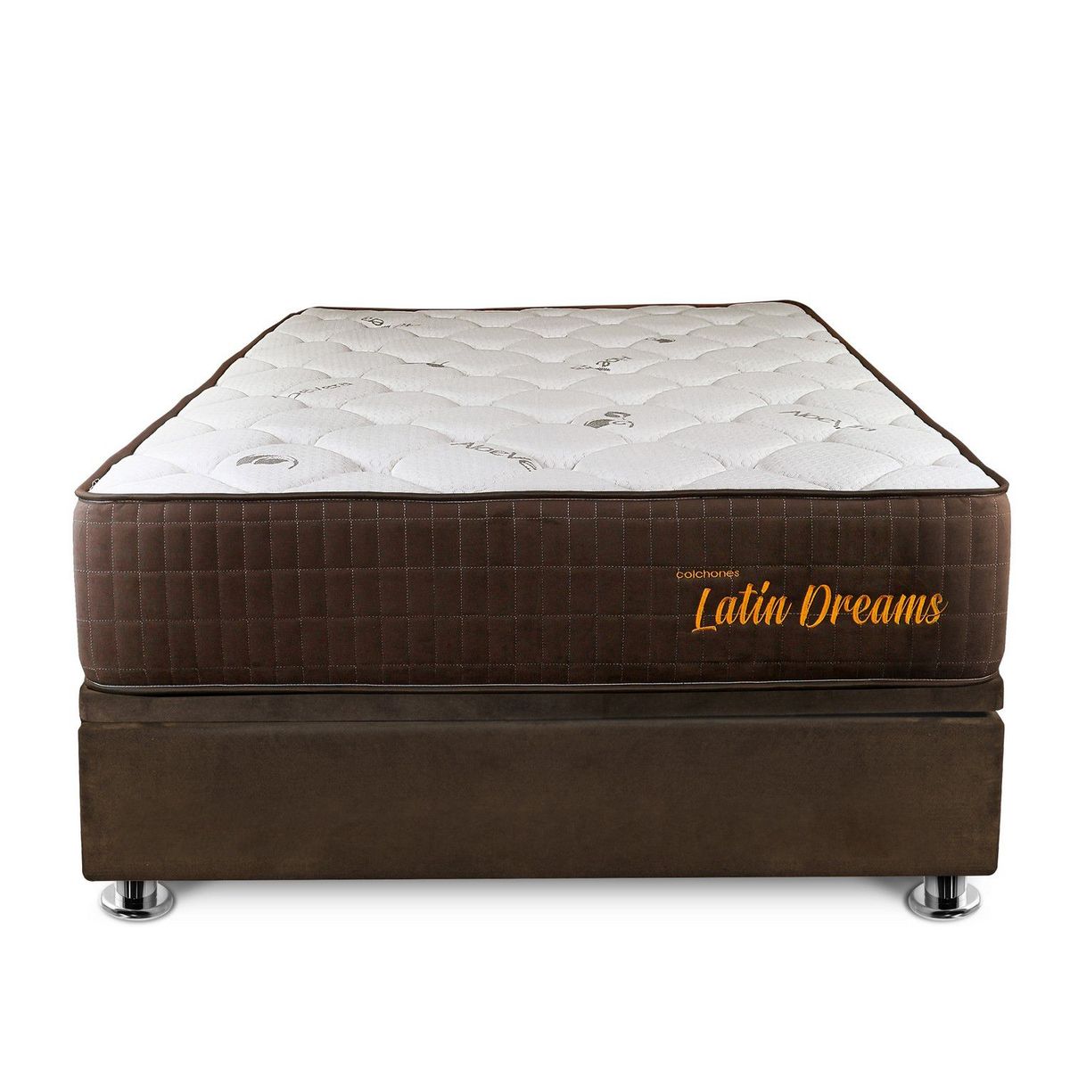 COLCHONES LATIN DREAMS - Cama Space Pocket con Pistones 2 Plz + 2 Almohadas + Protector