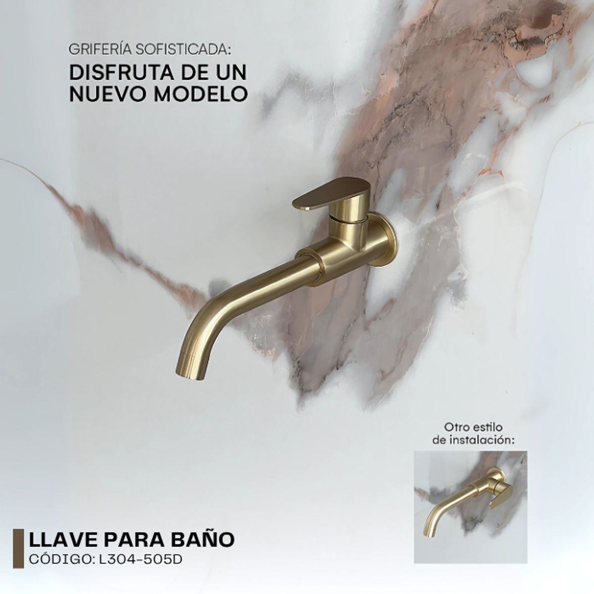 XM - LLAVE DORADO L304-505D