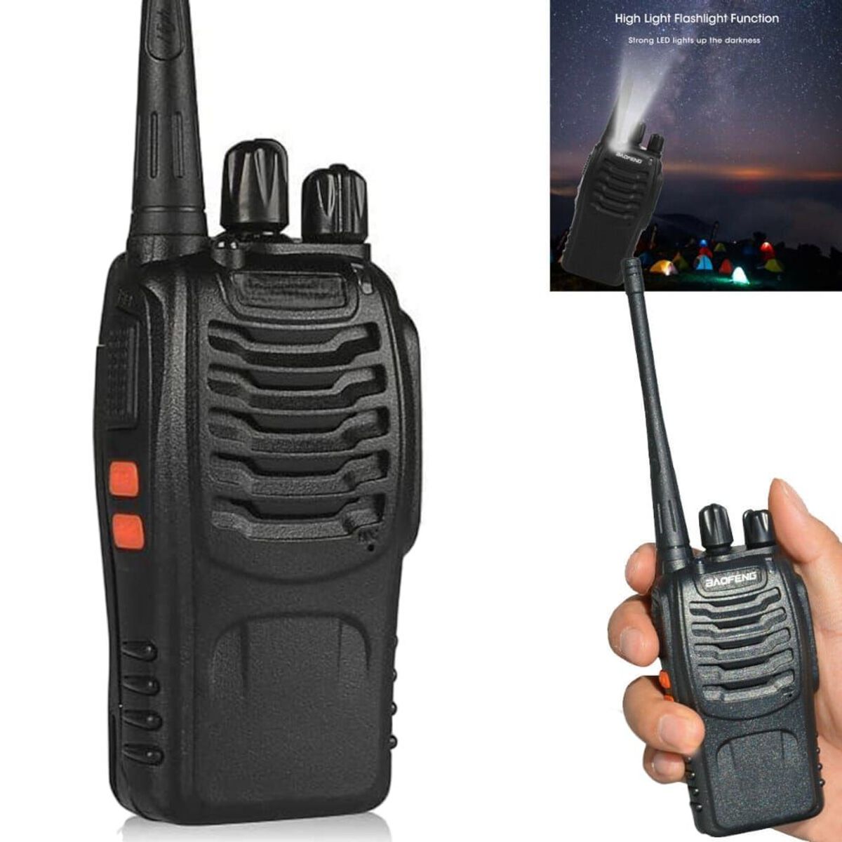 OEM - Kit Completo 2 Walkie Talkie Radio Transceptor 16Canales