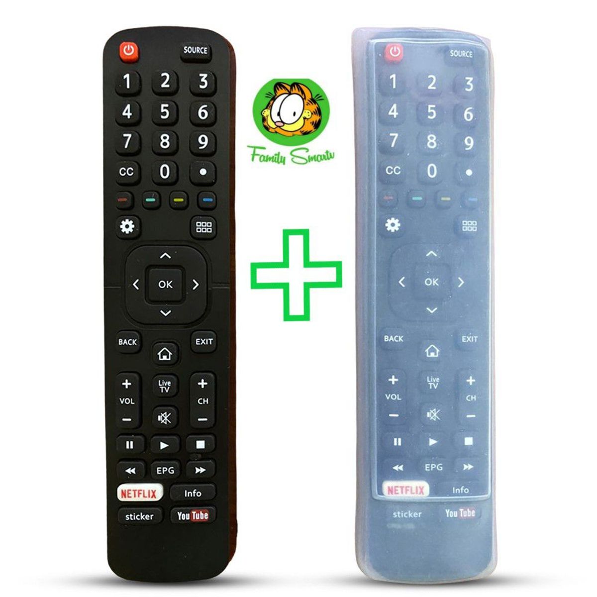 UNIVERSAL - Control Remoto Para Bgh Smart Tv  Funda Silicona Suave