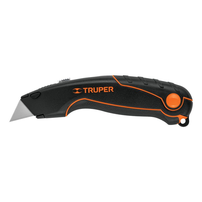 TRUPER - Cutter Profesional Uso rudo Navaja retráctil 7 truper
