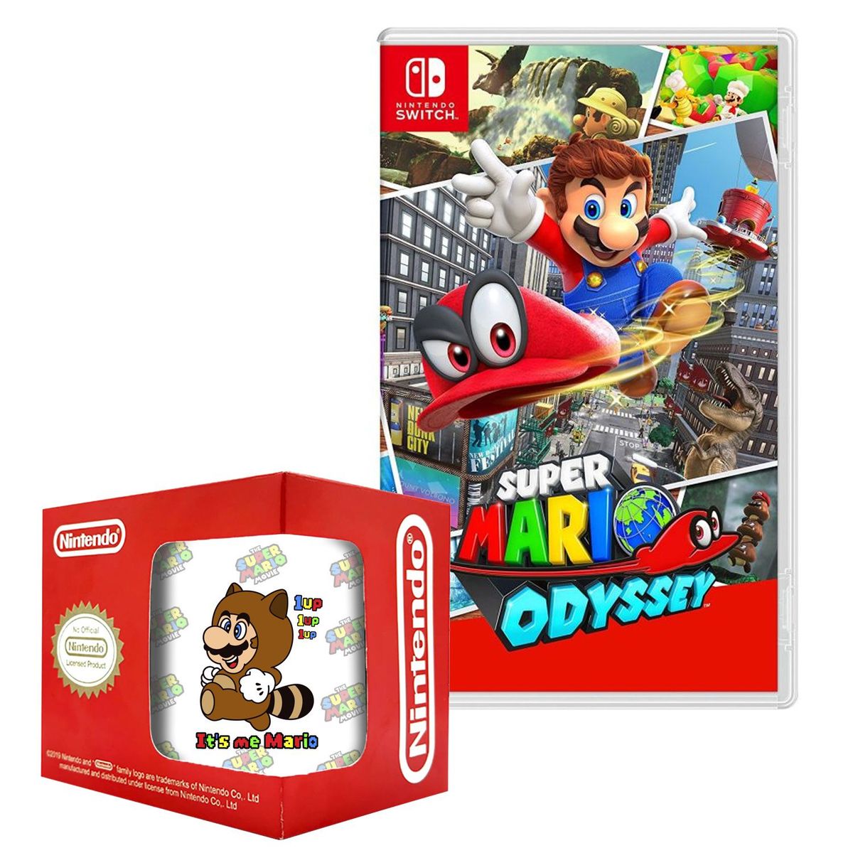 NINTENDO - Super mario odyssey nintendo switch  +taza