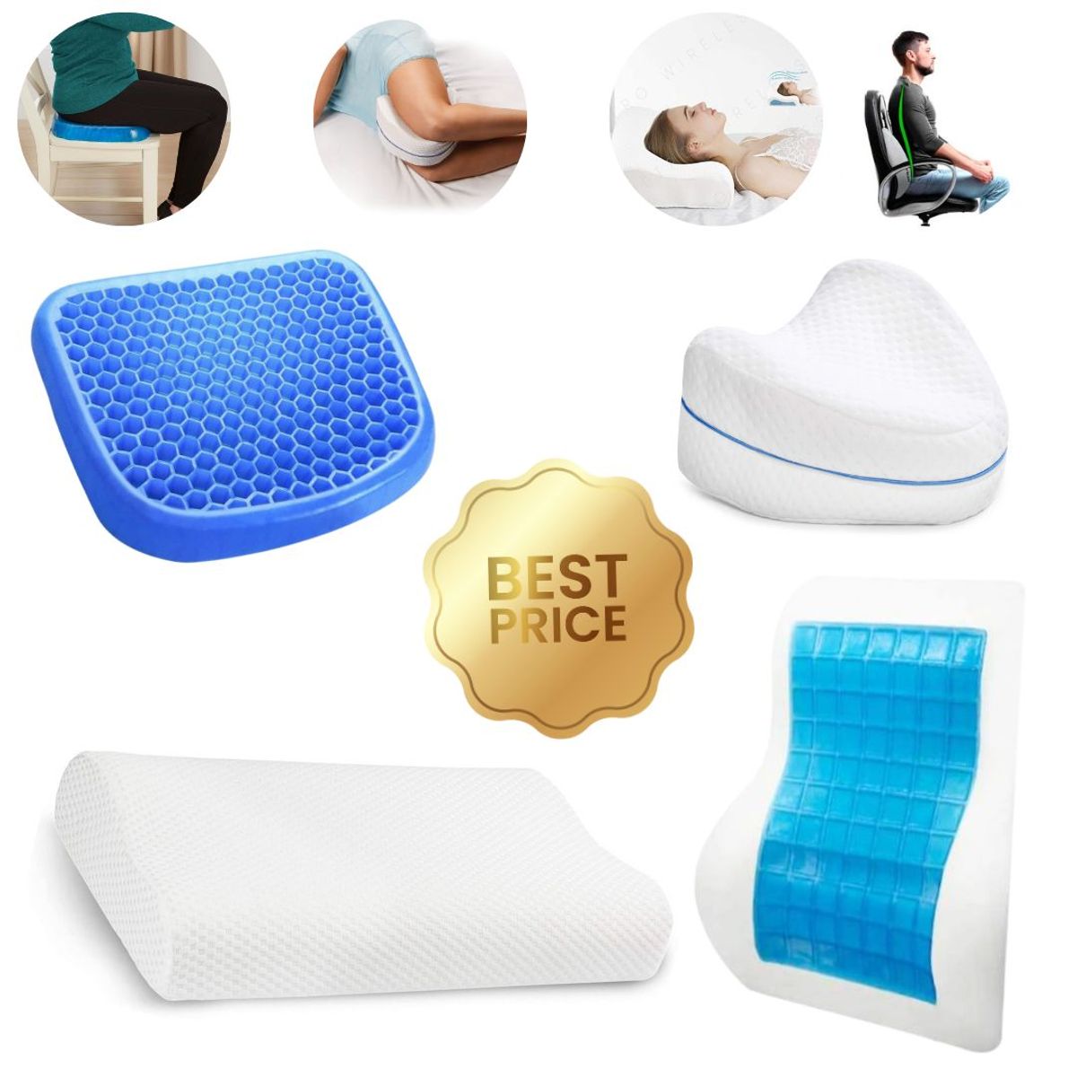 OEM - Almohada de Pierna - Combo Ortopédico.