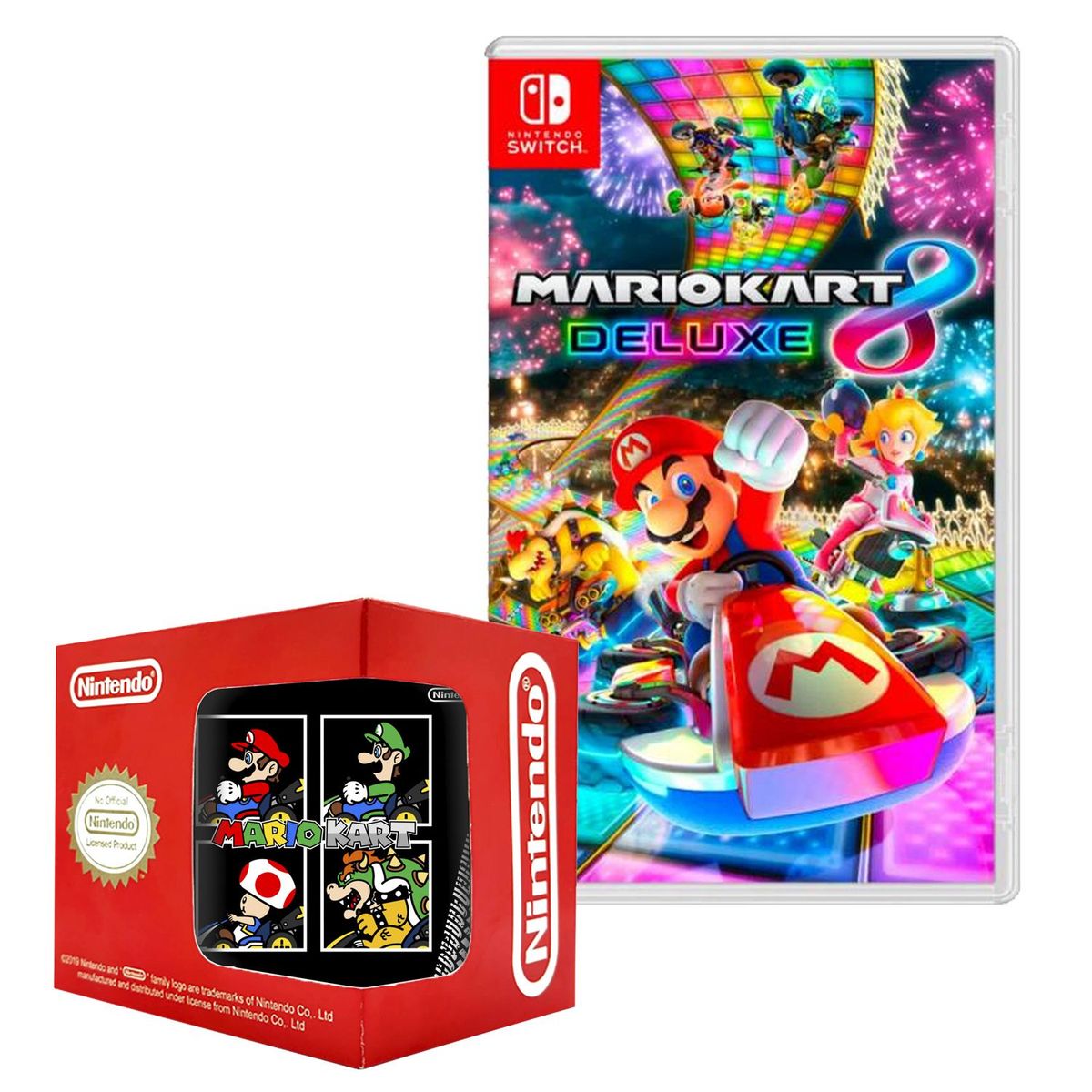 NINTENDO - Mario kart 8 deluxe  Nintendo Switch +Taza
