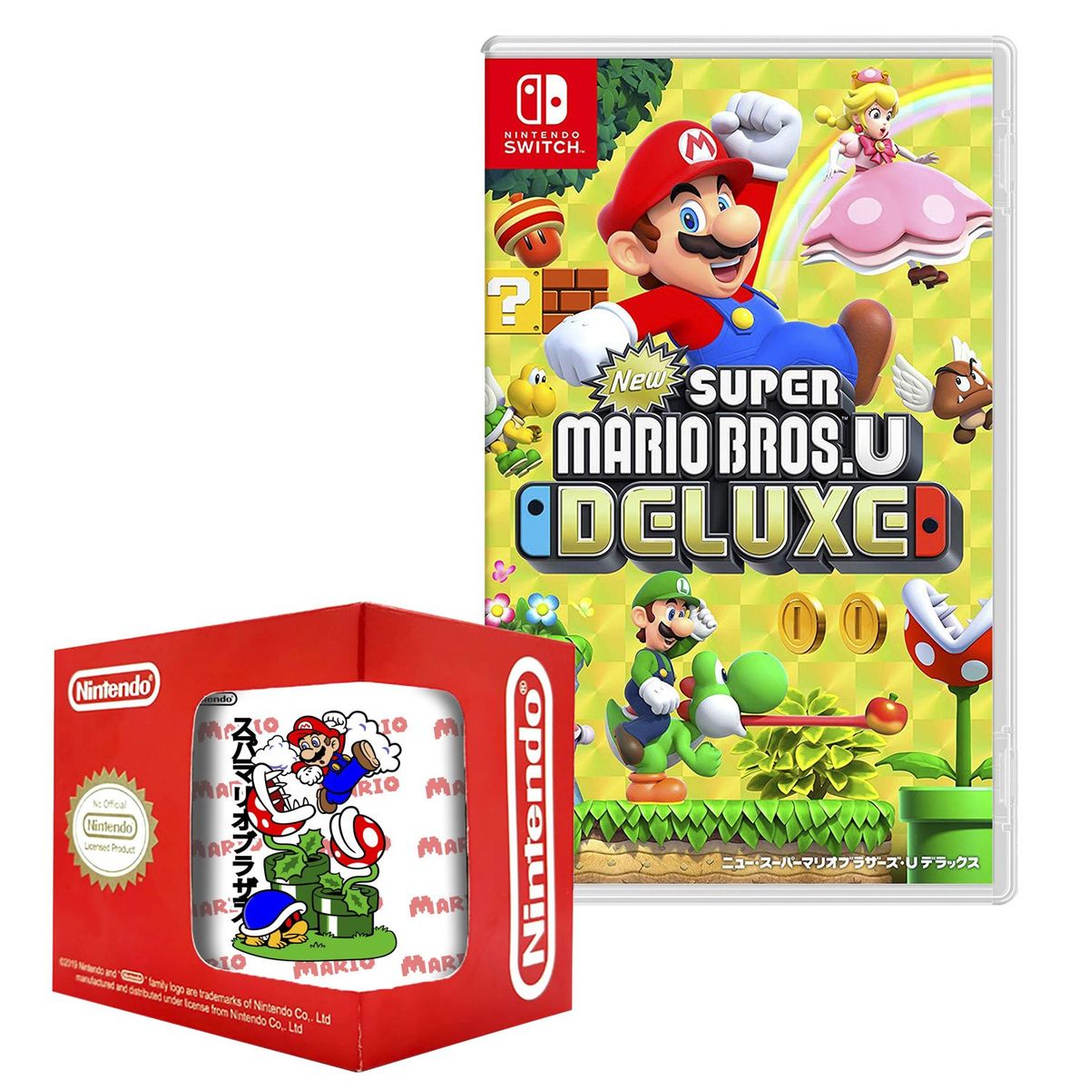 NINTENDO - new super mario bros u deluxe  + Taza