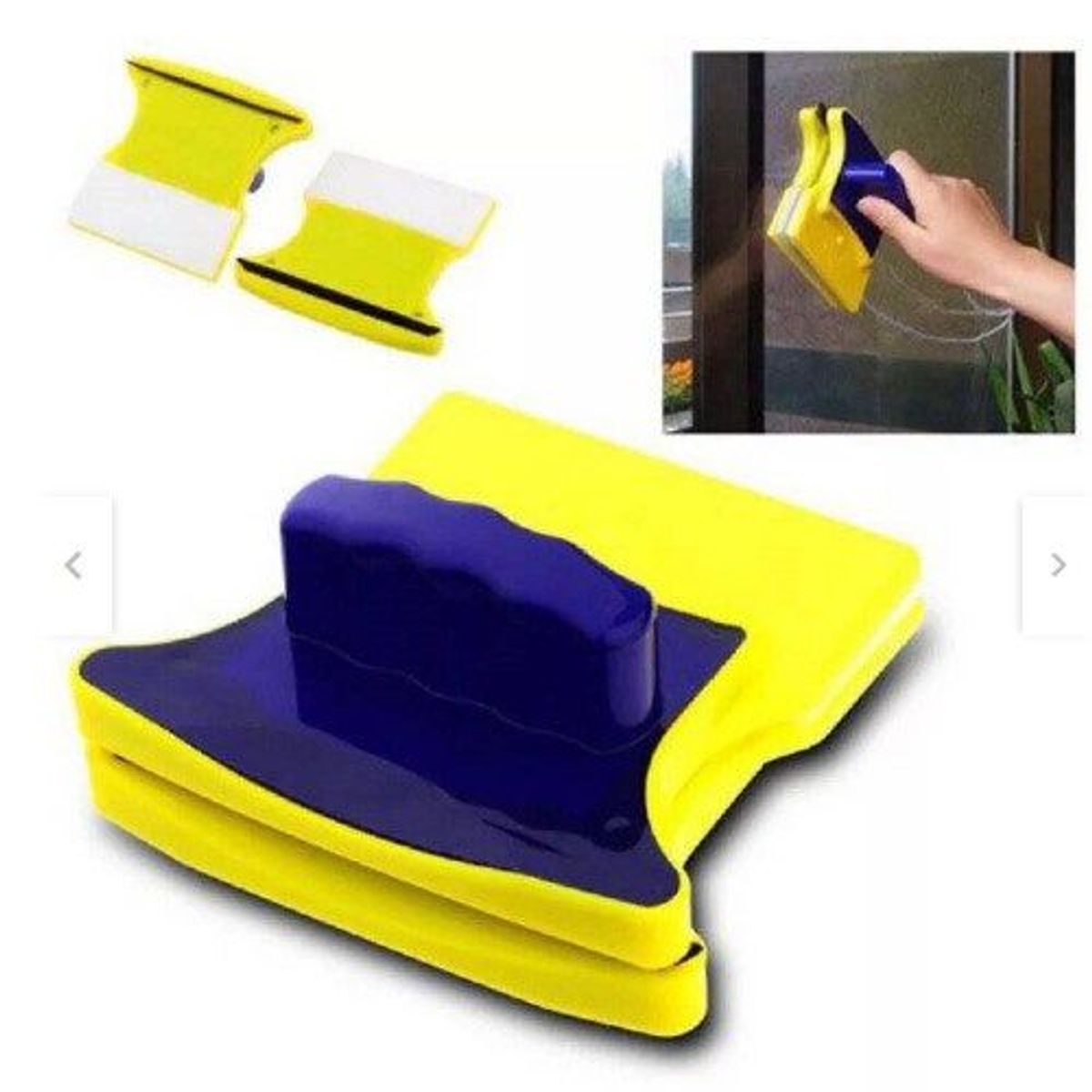 GENERICO - Limpiavidrio magnetico  calidad A1