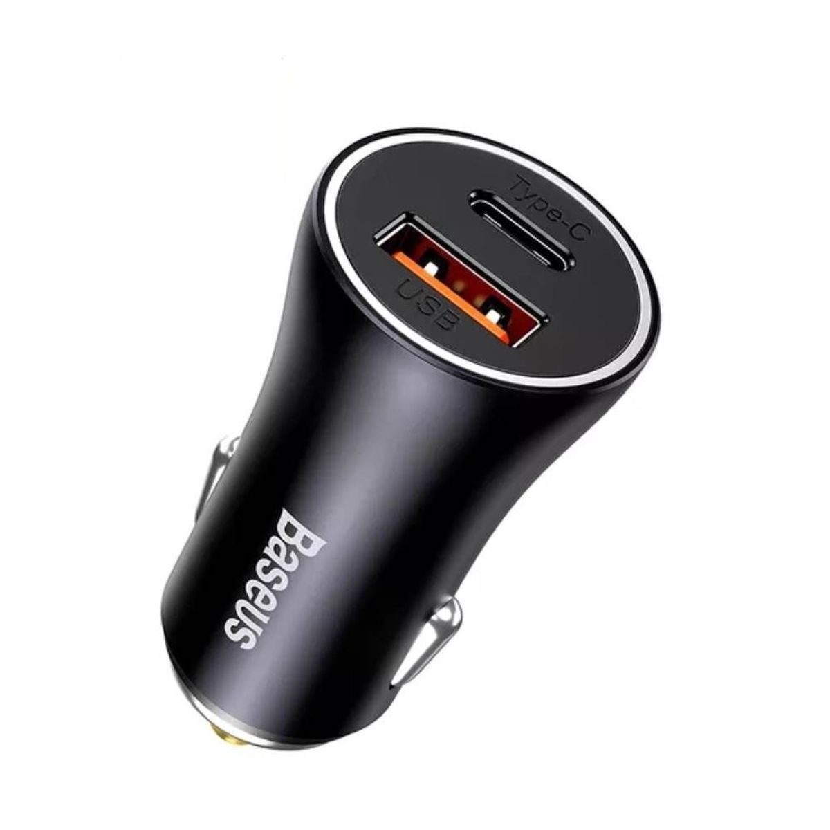 BASEUS - Cargador de Auto Carro 60w USB y USB-C BASEUS Carga Rapida