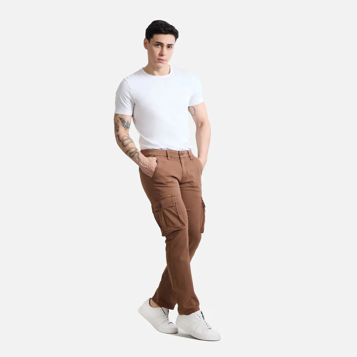 COTTON'S JEANS - Pantalón Regular Cargo Lucas Largo 30