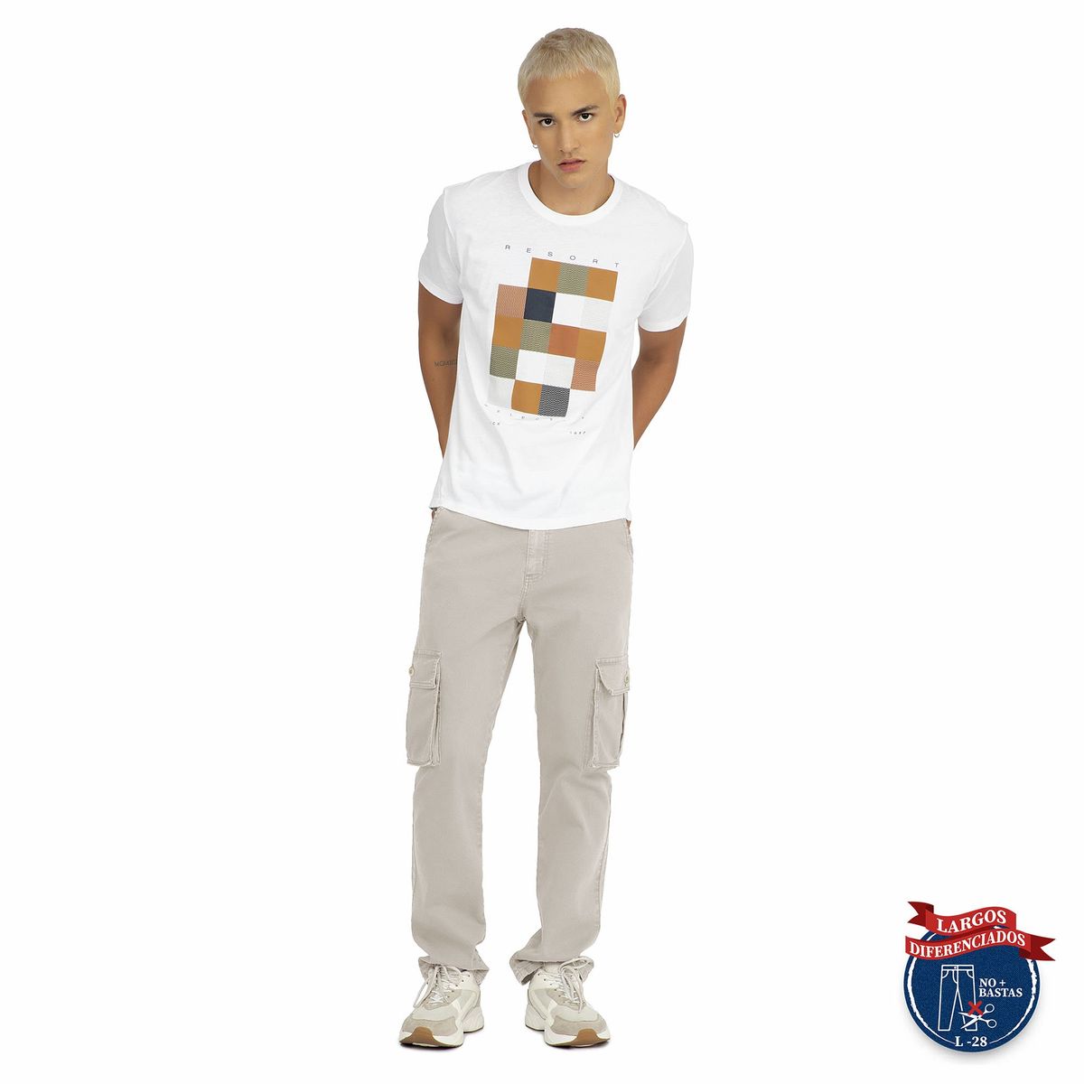 COTTON'S JEANS - Pantalón Regular Cargo Lucas petite