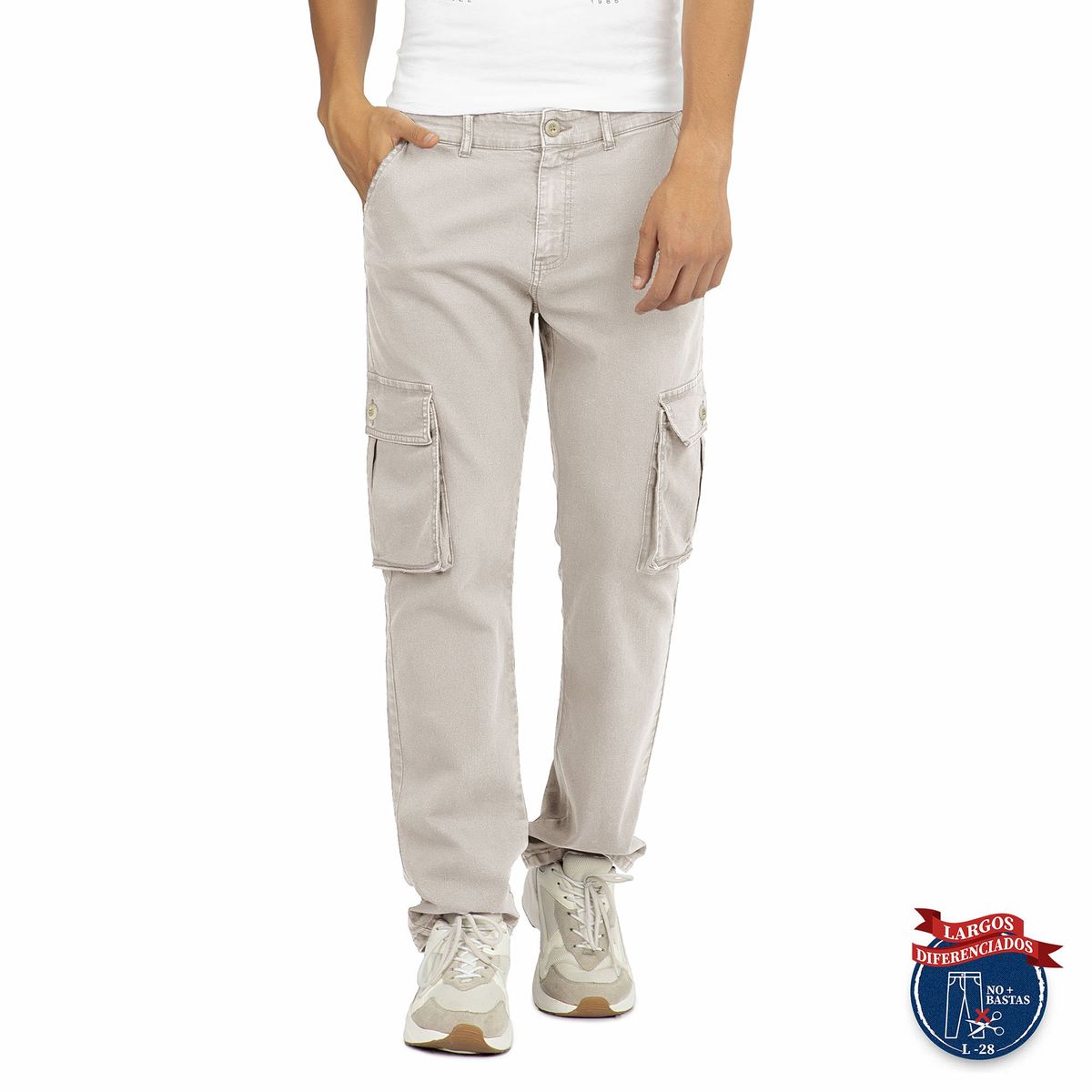COTTON'S JEANS - Pantalón Regular Cargo Lucas petite