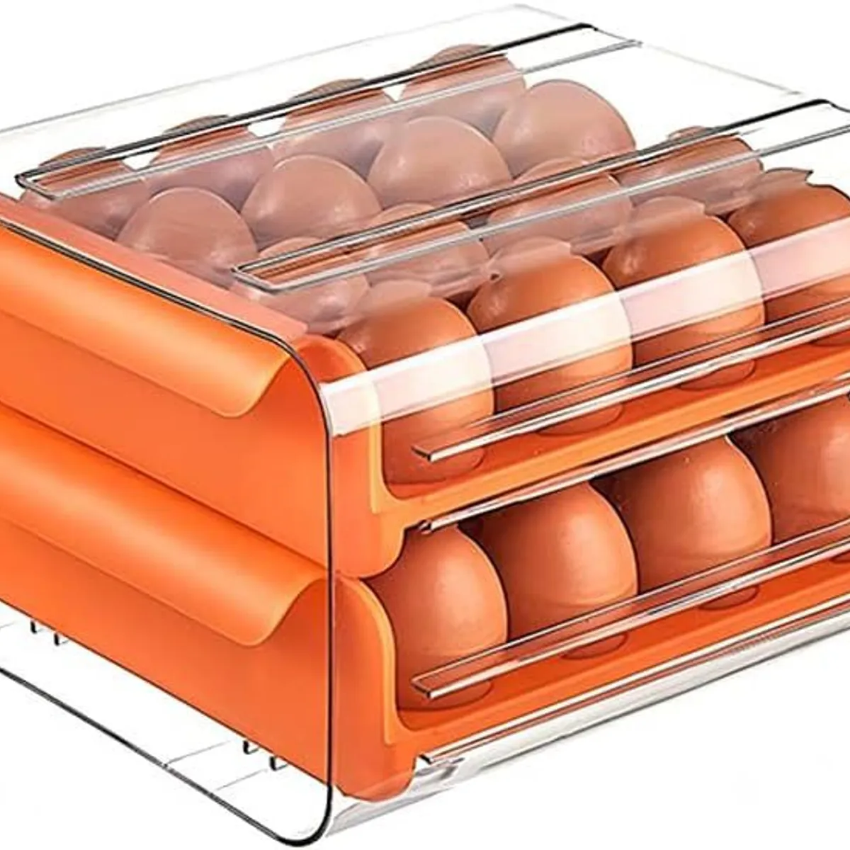 OEM - Organizador De Huevos 2 Niveles 32 Unidades - Porta Huevos