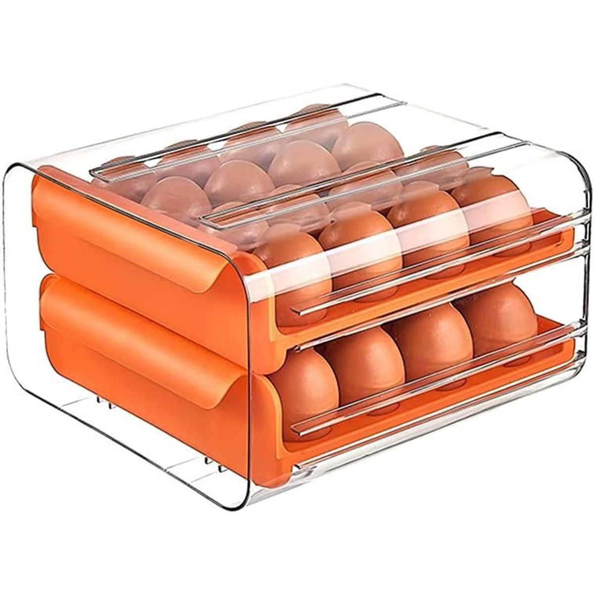 OEM - Organizador De Huevos 2 Niveles 32 Unidades - Porta Huevos