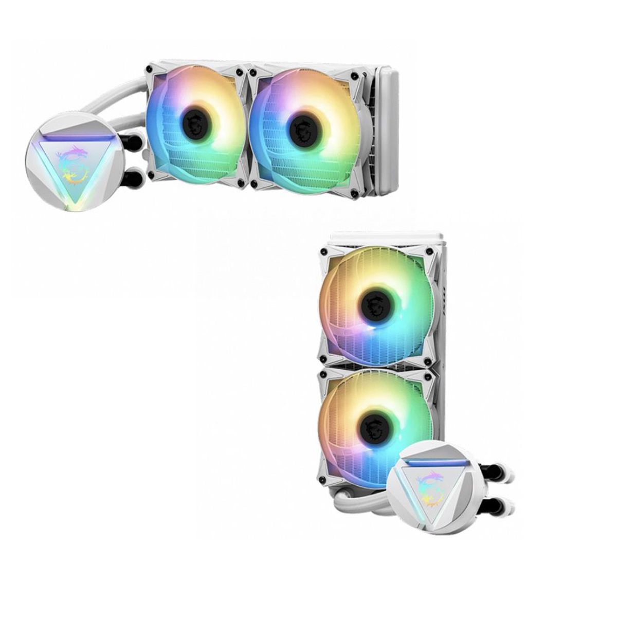 MSI - Refrigeracion líquida de CPU MSI MAG CORELIQUID 240R V2 Blanco