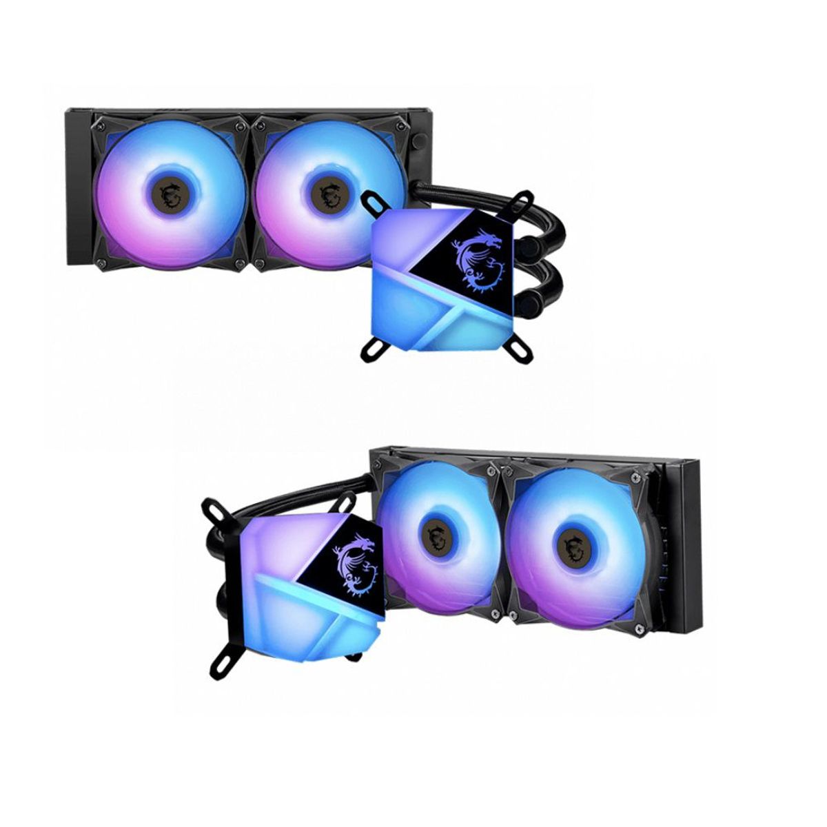 MSI - Refrigeracion líquida de CPU MSI MAG CORELIQUID C240 2 ventiladores