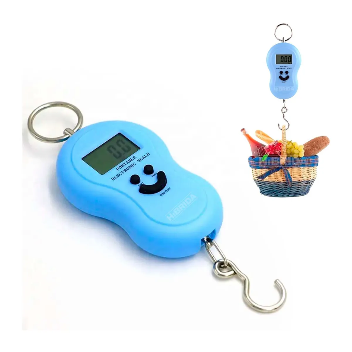 GENERICO - BÃSCULA BALANZA DIGITAL COLGANTE LCD PESADOR - H-PORTABLE-SCALE