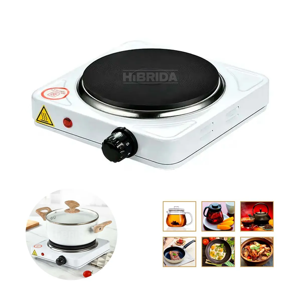 GENERICO - ESTUFA ELÃ‰CTRICA 1000W COCINA - H-COCINA-1-H