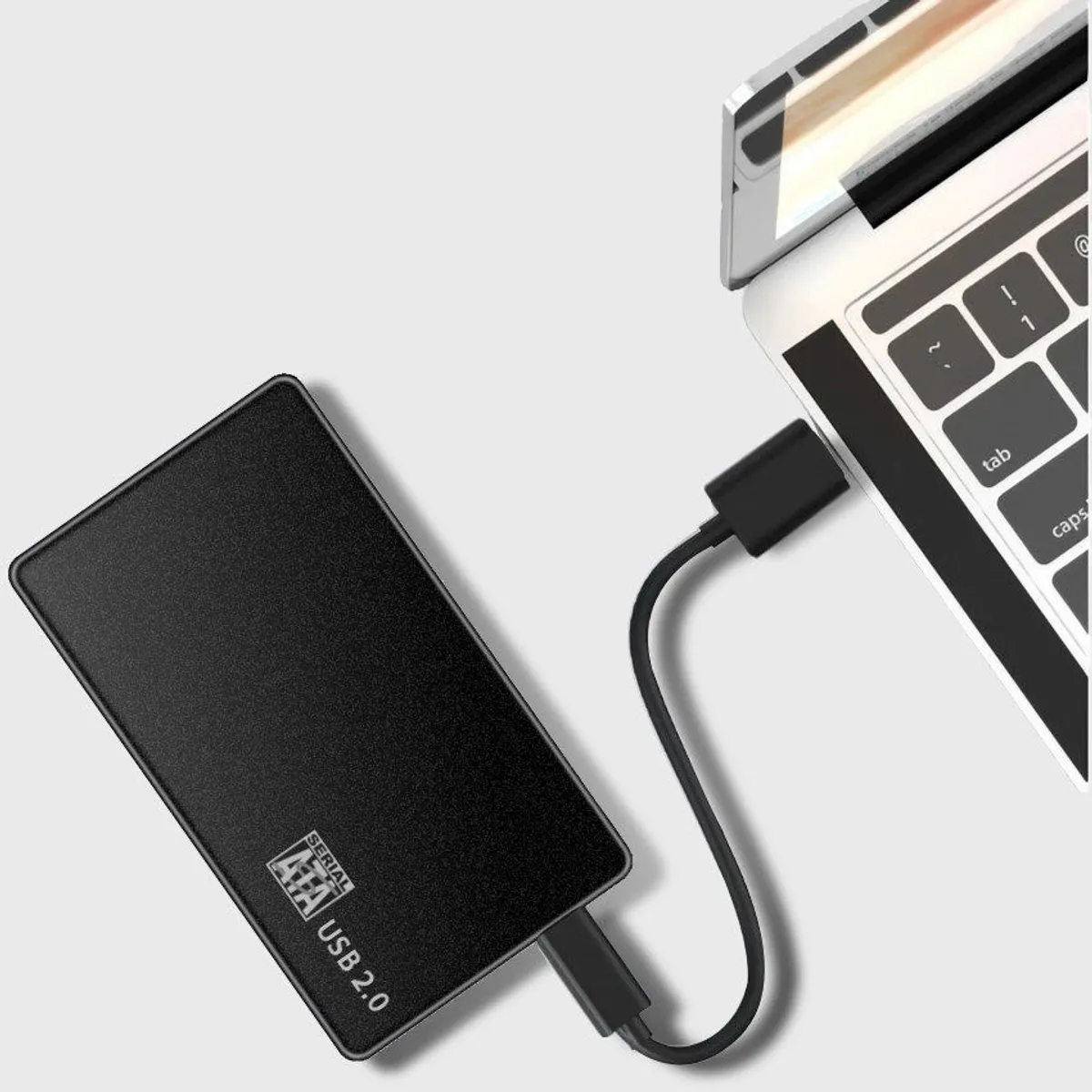 GENERICO - 2 en 1 Caser Protector + Lector Disco Duro / ssd a  usb sata a usb