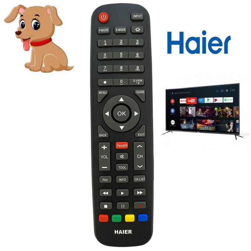 UNIVERSAL - Control Remoto Para Tv Smart Haier  Pilas