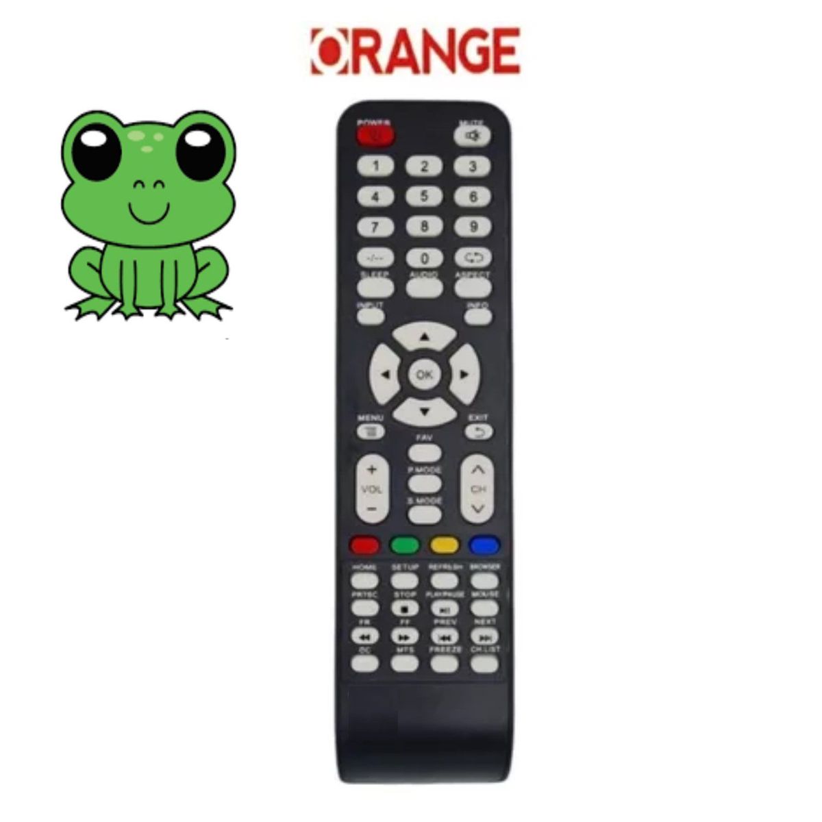 UNIVERSAL - Control remoto orange para smart tv  Pilas