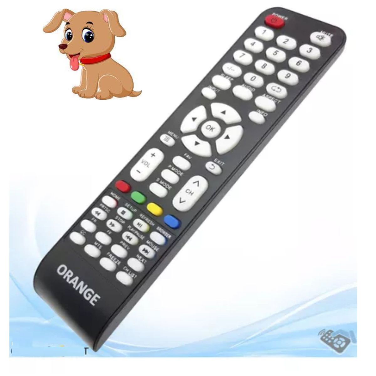 GENERICO - CONTROL REMOTO GENERICO ORANGE LED LCD Y SMART TV