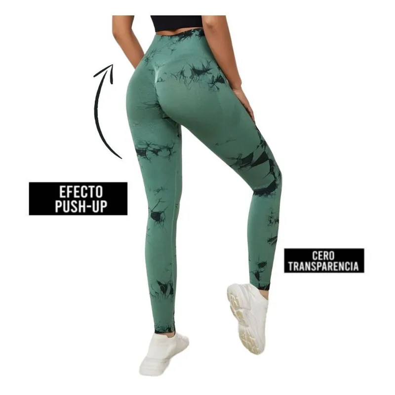 GENERICO - Leggins Deportivo Push Up Tie Dye