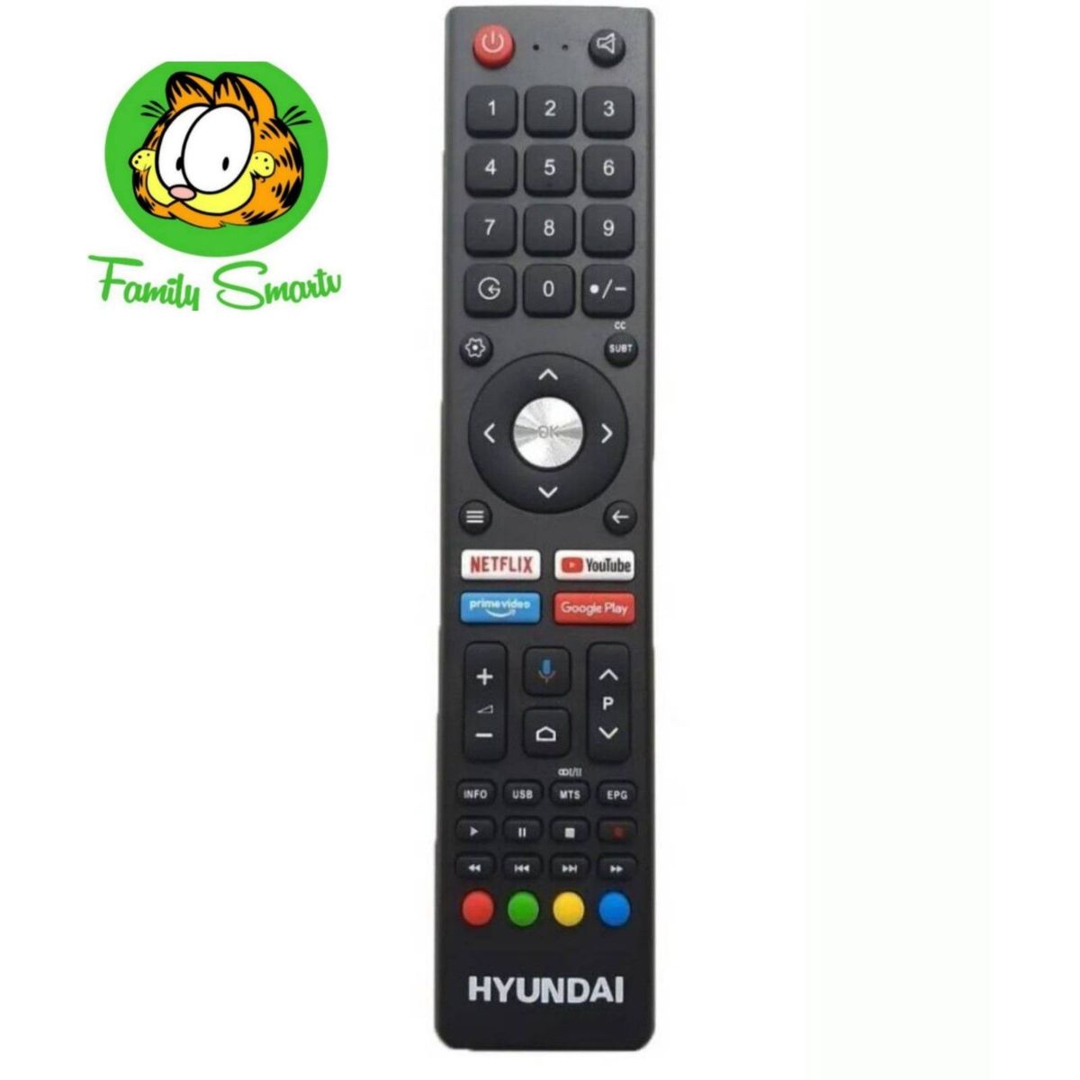 GENERICO - CONTROL REMOTO GENERICO  HYUNDAI PARA SMART TV  PILAS
