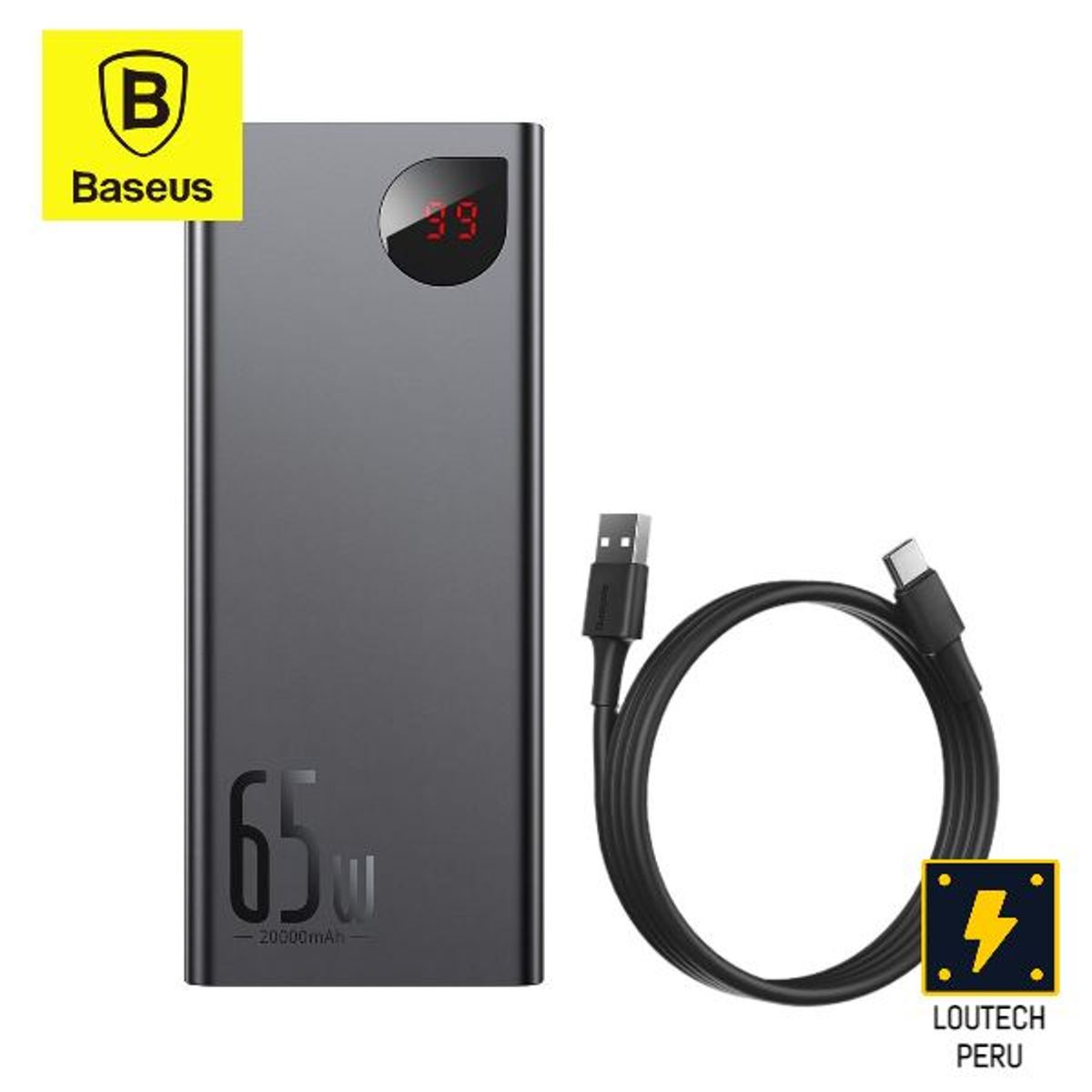 BASEUS - BASEUS – Power Bank 20000 MAH 65W Adaman