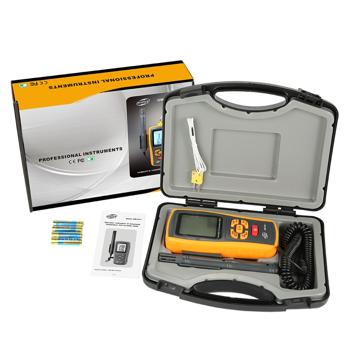 BENETECH - Termohigrómetro Higrómetro Data Logger Profesional - BENETECH GM1361