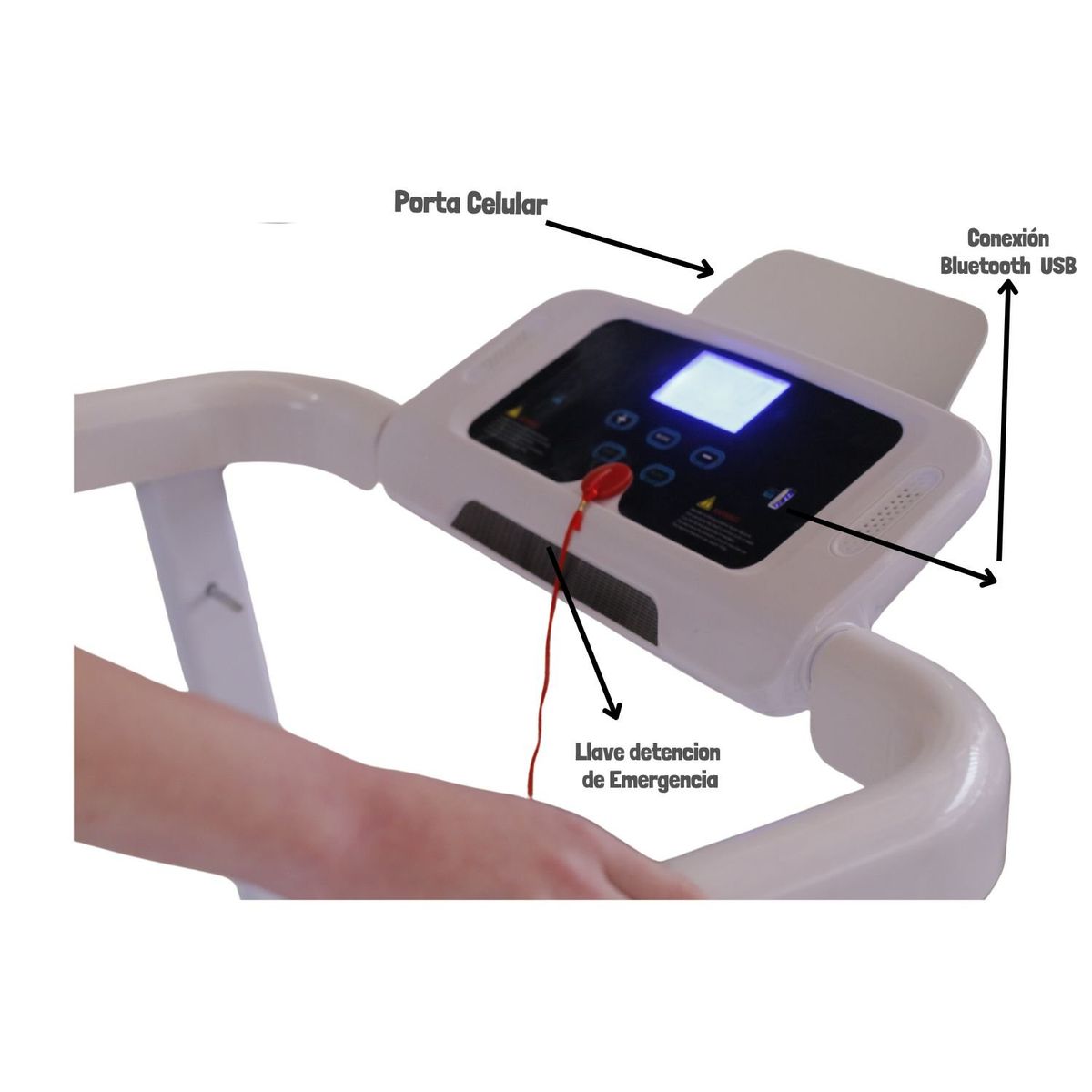 GENERICO - Trotadora Eléctrica Plegable SSC - 2HP