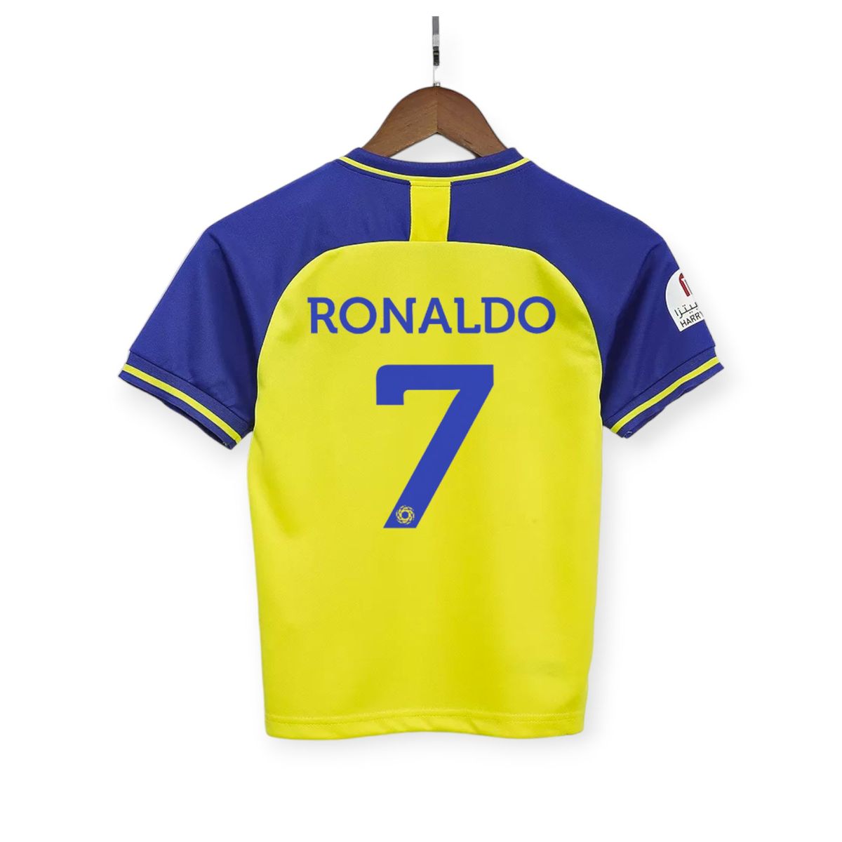 GENERICO - Conjunto Al Nassr Ronaldo CR7 camiseta short medias Niño