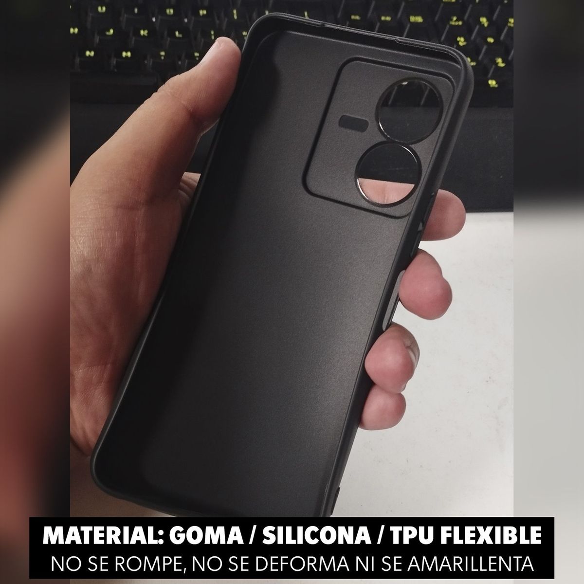 GENERICO - Funda Protector Case VIVO Y16 - QUEEN REINA NEGRO