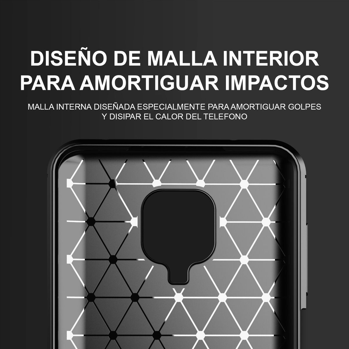 GENERICO - Case Funda Silicona Fibra De Carbono SONY XPERIA XA2 ULTRA - Negro