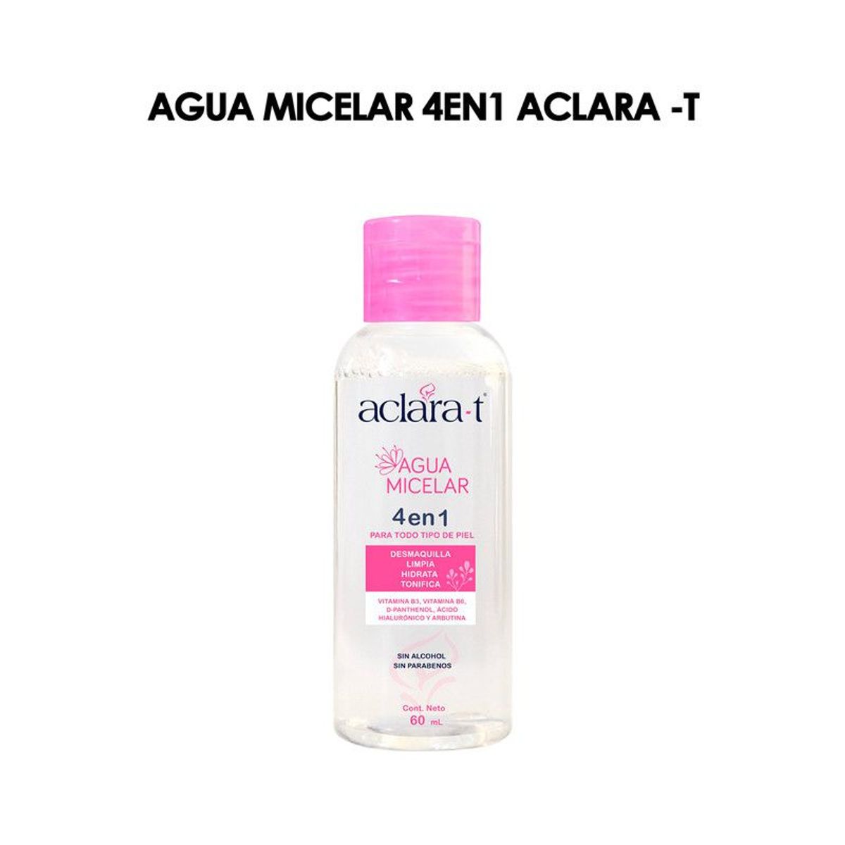GENERICO - 2 Agua Micelar 4EN1 Aclara -T