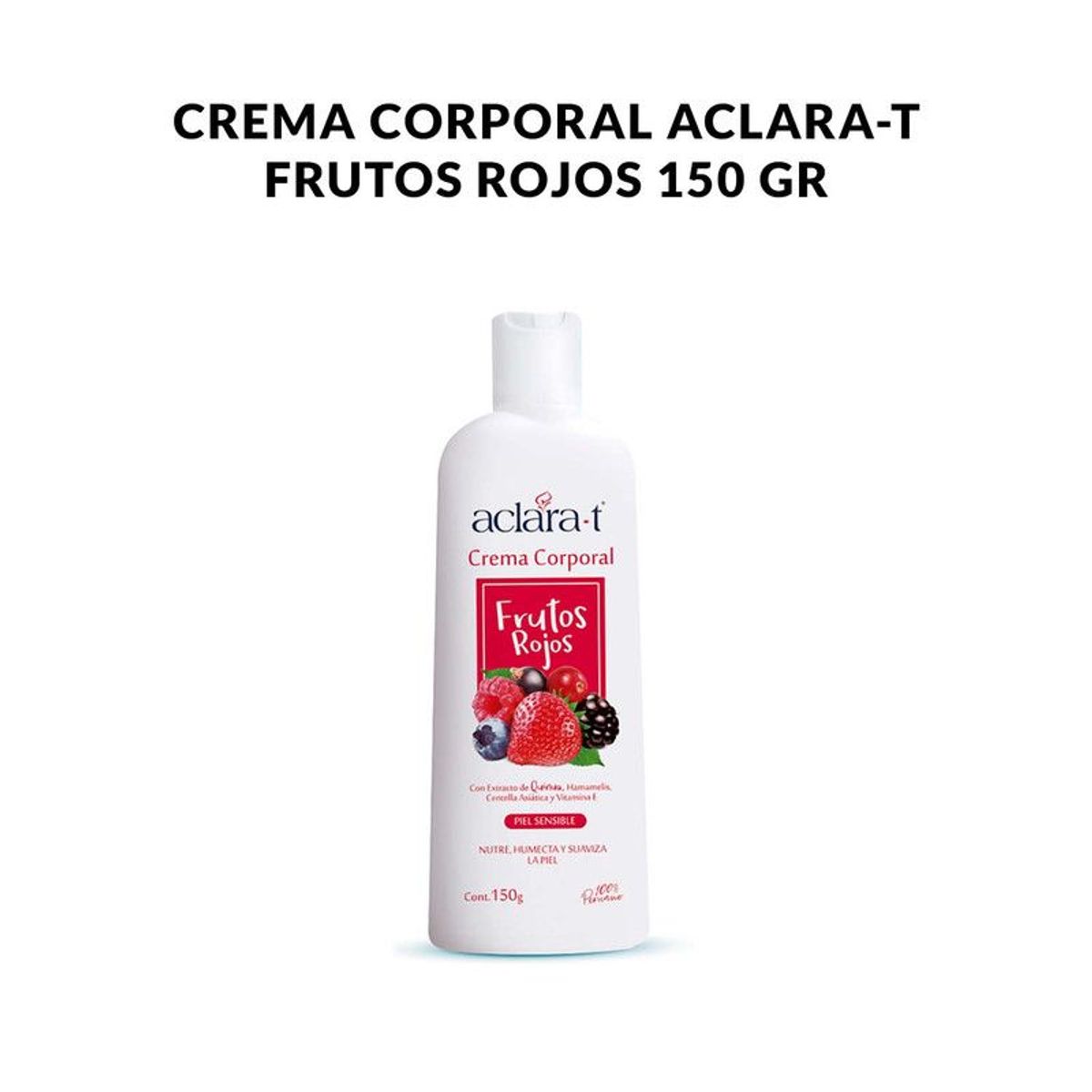 GENERICO - Crema Corporal Aclara-T Frutos Rojos 150gr