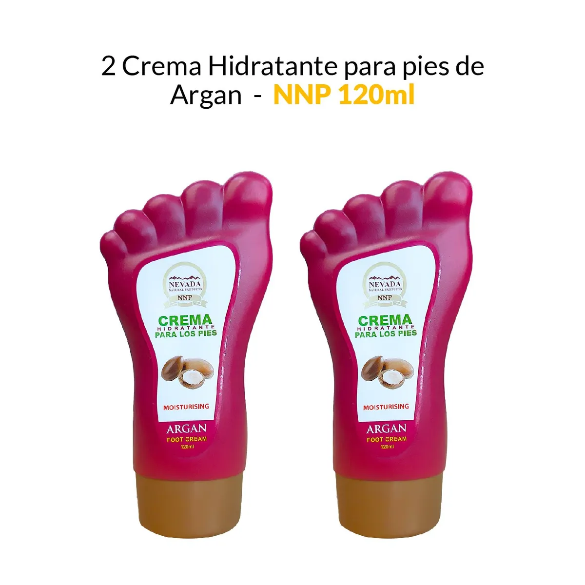 NEVADA NATURAL PRODUCTS - Crema Hidratante para pies de Argan - NNP 120ml