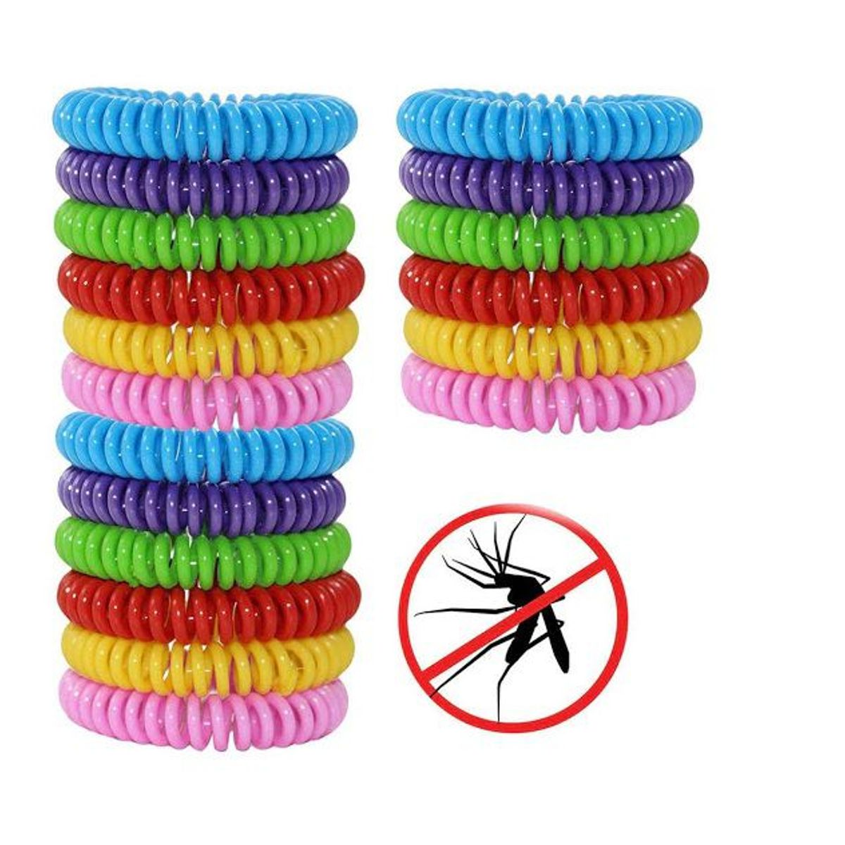 GENERICO - Pulsera citronela Repelente Ecológica Anti Mosquitos Waterproof