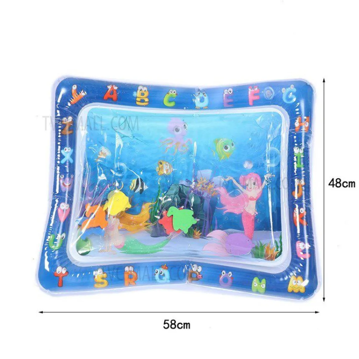 GENERICO - Colchoneta inflable de agua para bebés y niños pequeños centro de actividades de ocio perfecto para el crecimiento de la estimulación de tu bebé