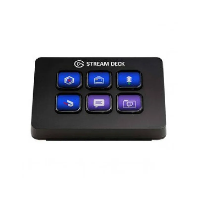 CORSAIR - TECLADO MINI STREAM DECK ELGATO 6 TECLAS LCD PERSONALIZABLES