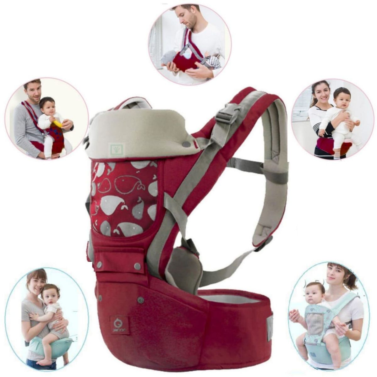 GENERICO - Canguro Para Bebé Ergonómico Ballena 3 en 1 G