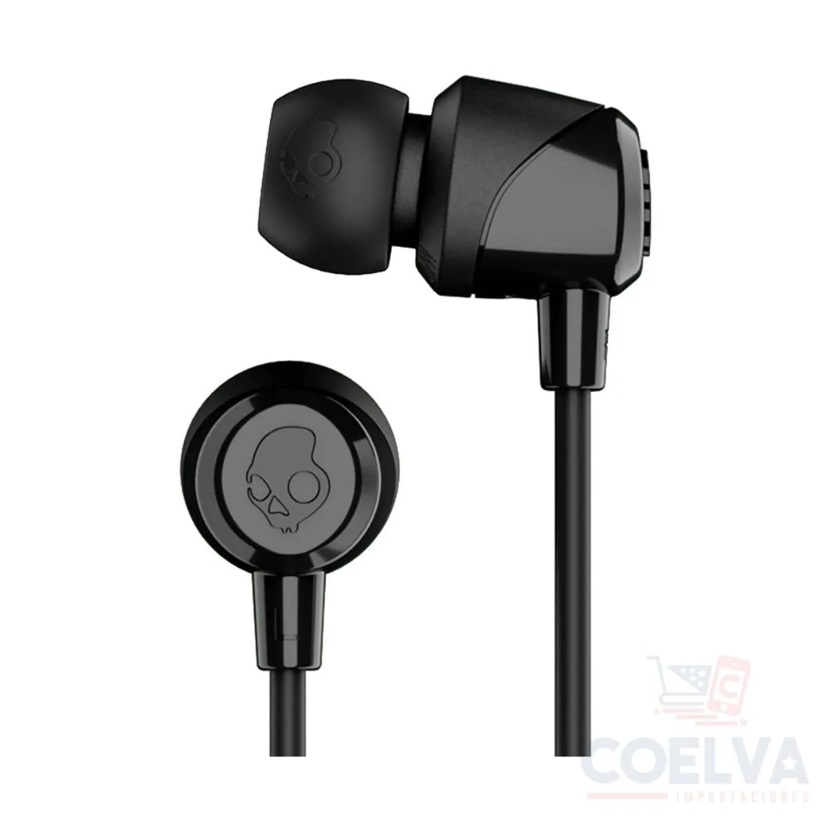 SKULLCANDY - Skullcandy Jib Audífono con Micrófono Supreme Sound Extra Bass - Negro