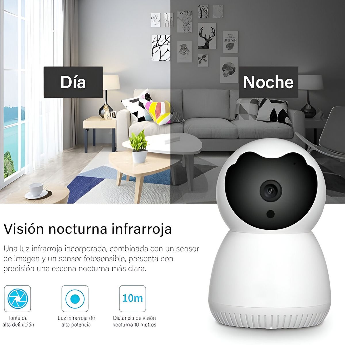 SEISA - Cámara De Seguridad Ip 3mp Seisa IPC-S036