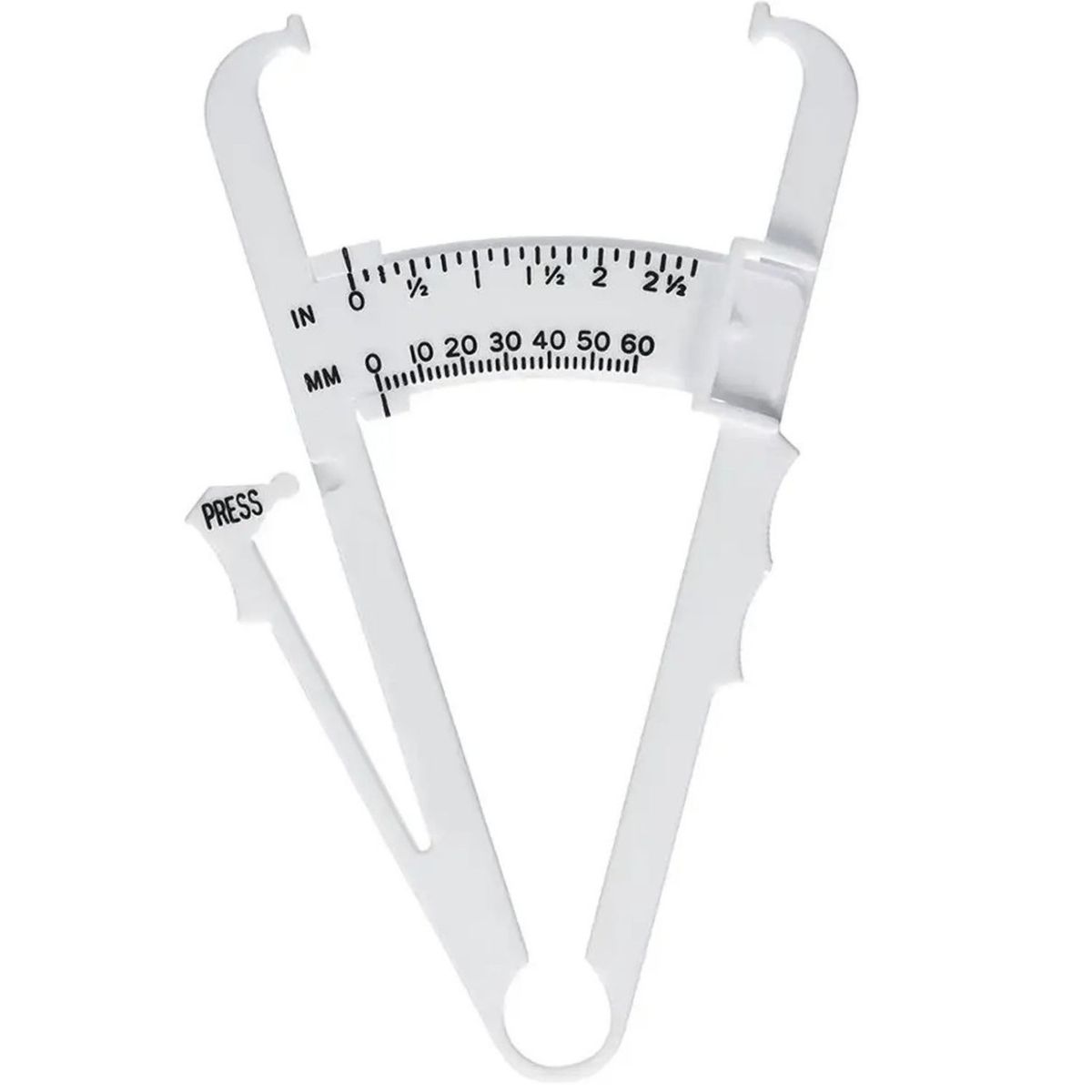 ALPHA GYM - Adipómetro medidor de grasa corporal Plicometro Calibrador