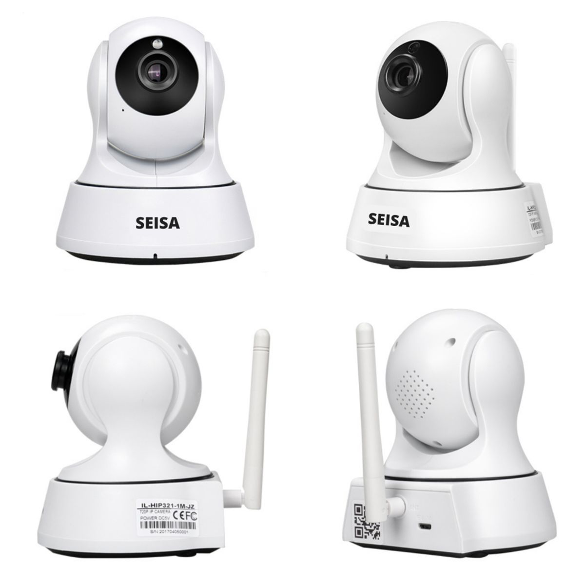 SEISA - Cámara De Seguridad Ip 1080 Seisa IPC-ZAS01