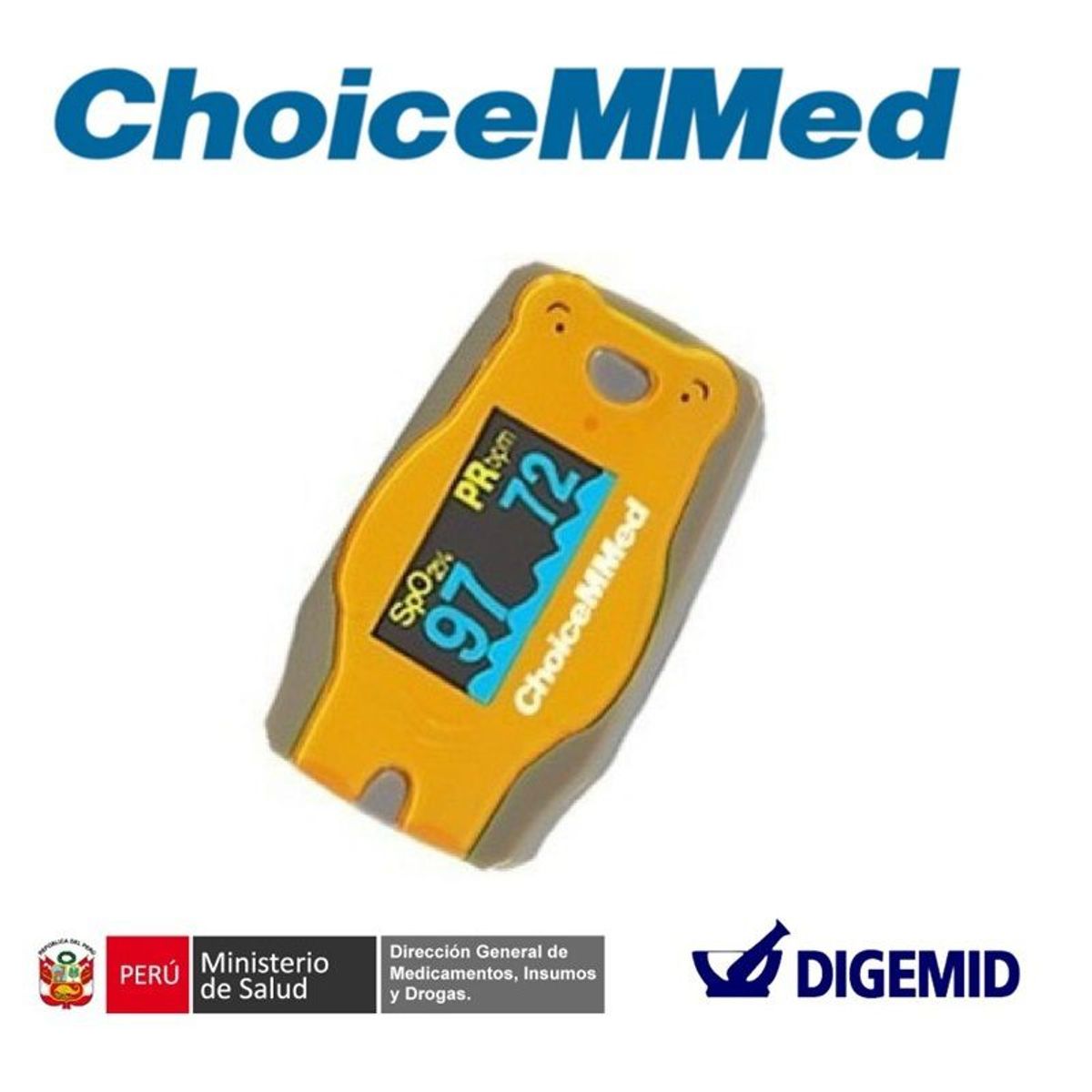 CHOICEMMED - OXIMETRO CHOICEMMED PEDIATRICO - AMARILLO